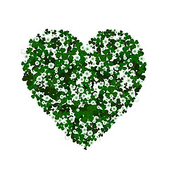 Image showing Clover heart