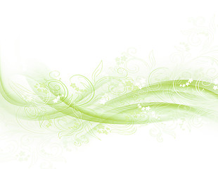 Image showing Abstract Floral Background