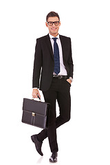 Image showing Full length of a handsome business man standing 