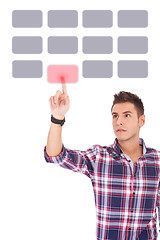 Image showing man making a choice