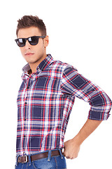 Image showing young man wearing sunglasses