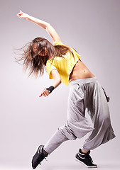 Image showing beautiful woman dancer posing