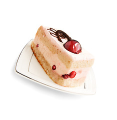 Image showing Cherry Cake