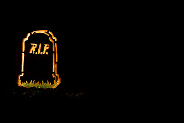 Image showing Halloween Tombstone