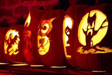 Image showing Halloween Jack-o-Lanterns