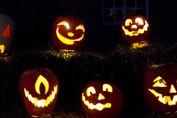 Image showing Halloween Jack-o-Lanterns