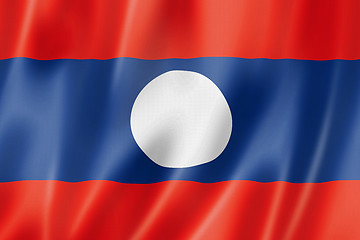 Image showing Laos flag