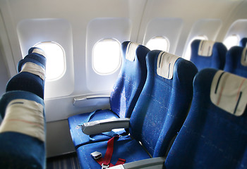 Image showing Airplane interior