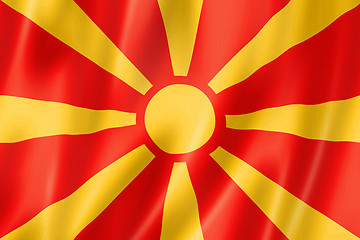 Image showing Macedonian flag