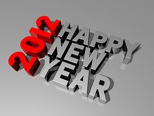 Image showing happy new year 2012