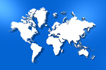 Image showing world map