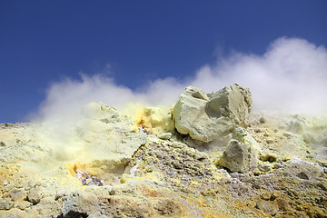 Image showing Vulcano volcano crater