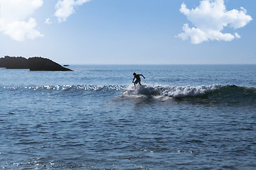 Image showing surfer