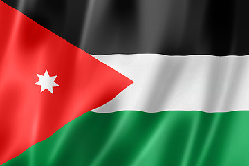 Image showing Jordanian flag