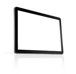 Image showing 3D computer, TV screen