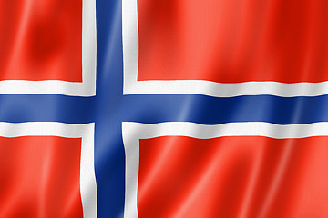 Image showing Norwegian flag