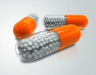 Image showing capsule pills