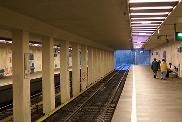 Image showing subway with people