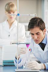 Image showing science people in bright lab