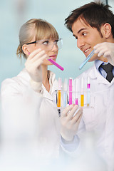 Image showing science people in bright lab