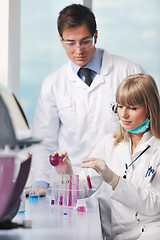 Image showing science people in bright lab