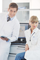 Image showing science people in bright lab