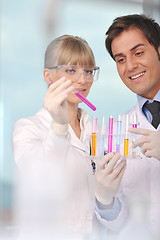 Image showing science people in bright lab