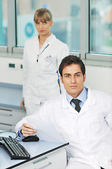 Image showing science people in bright lab