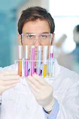 Image showing research and  science people  in laboratory