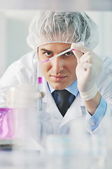 Image showing research and  science people  in laboratory