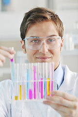 Image showing research and  science people  in laboratory