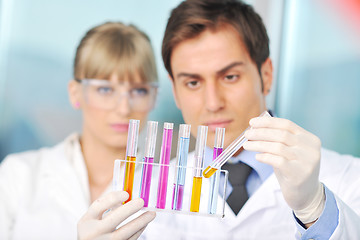 Image showing science people in bright lab