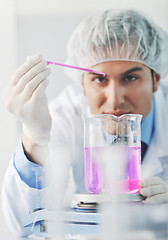 Image showing research and  science people  in laboratory