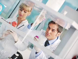 Image showing science people in bright lab