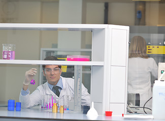 Image showing science people in bright lab