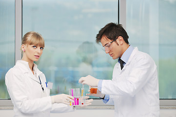 Image showing science people in bright lab