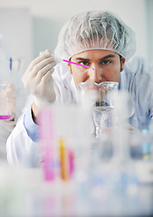 Image showing research and  science people  in laboratory