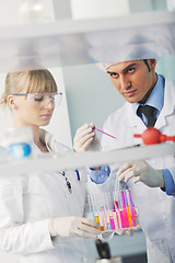 Image showing science people in bright lab