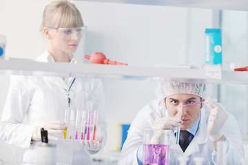 Image showing science people in bright lab