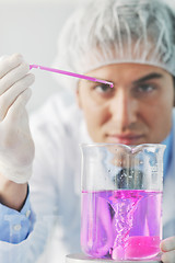 Image showing research and  science people  in laboratory