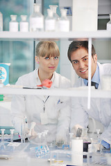 Image showing science people in bright lab