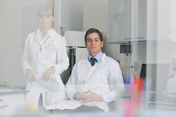 Image showing science people in bright lab