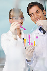 Image showing science people in bright lab