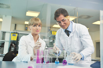 Image showing science people in bright lab