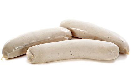 Image showing white sausages