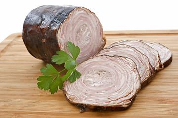 Image showing andouille sausage