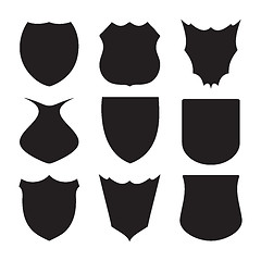 Image showing Shield silhouette