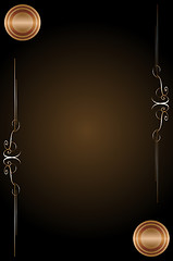Image showing Gold Luxury Background, Vector Illustration