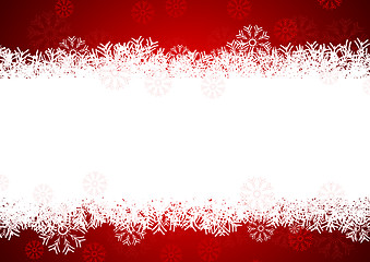 Image showing snowflakes background