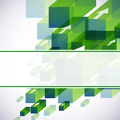 Image showing 3d bright abstract background